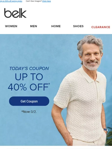 Belk Sale Announcement