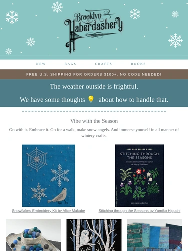 Brooklyn Haberdashery Sale Announcement