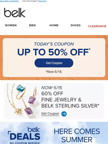 Belk Sale Announcement