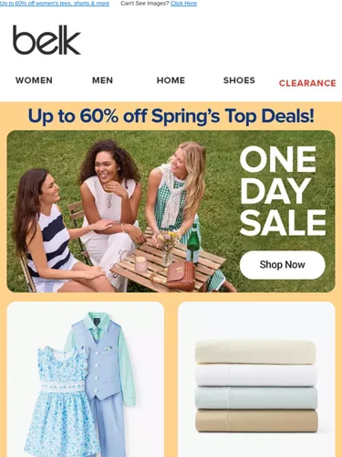 Belk Sale Announcement