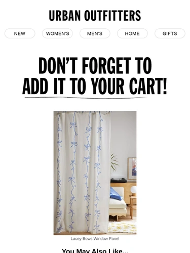 Urban Outfitters Newsletter