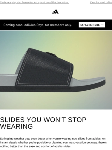 Adidas Newsletter