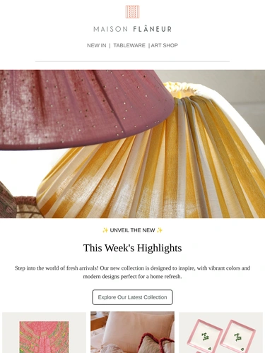 Maison Flaneur Newsletter