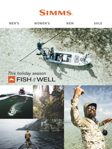 Simms Fishing Holiday Campaign