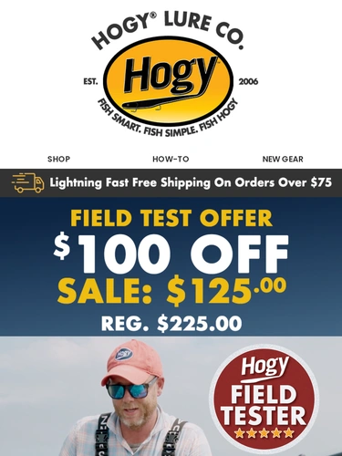 Hogylures Sale Announcement
