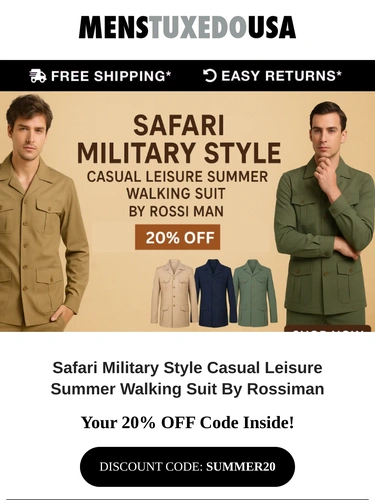 Men's Tuxedo USA Sale Announcement