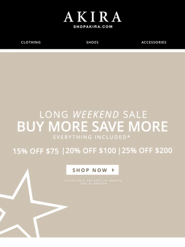 Akira Sale Announcement