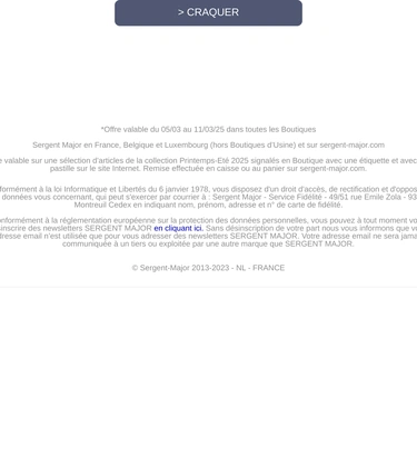 Sergent Major Sale Announcement