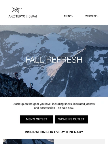 Arc'teryx Sale Announcement