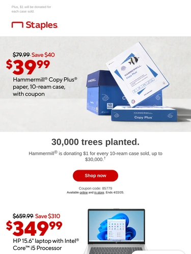 Staples Sale Announcement