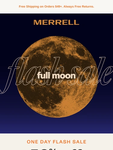 Merrell Sale Announcement