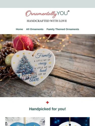 Ornamentally You Holiday Campaign