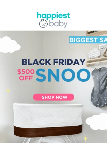 Happiest Baby Sale Announcement