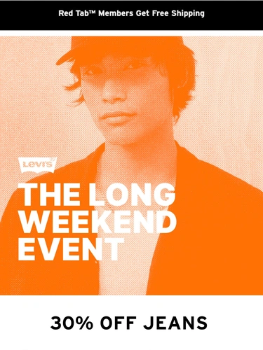 Levi's Sale Announcement