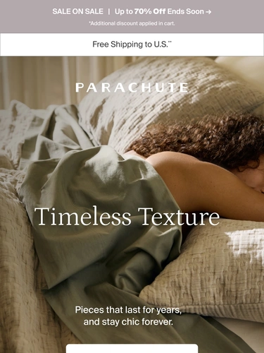 Parachute Home Sale Announcement