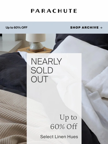 Parachute Home Sale Announcement