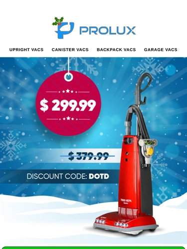 ProLux Cleaners Holiday Campaign