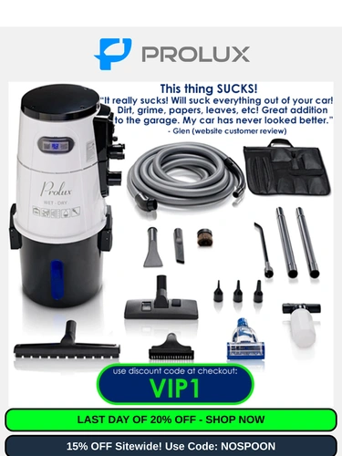 ProLux Cleaners Sale Announcement