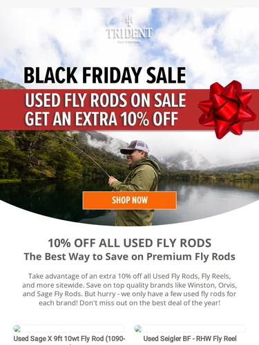 Trident Fly Fishing Sale Announcement