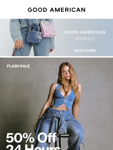 Good American Sale Announcement