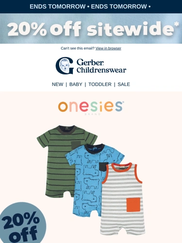 Gerber Childrenswear Newsletter
