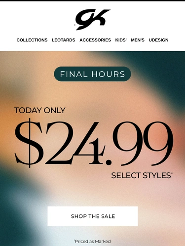 GK Elite Sale Announcement