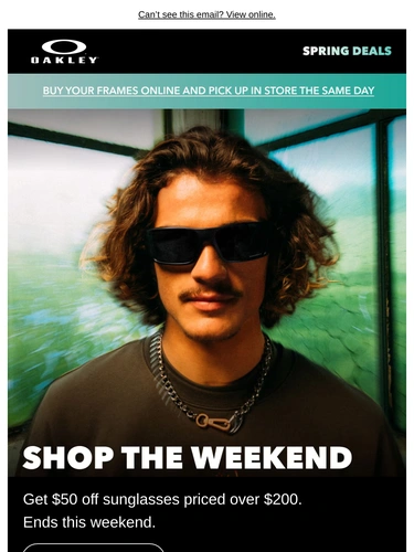 Oakley Sale Announcement