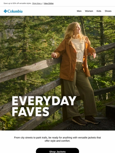 Columbia Sportswear Sale Announcement