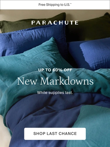 Parachute Home Sale Announcement