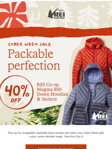 REI Sale Announcement