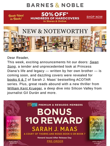 Barnes & Noble Sale Announcement