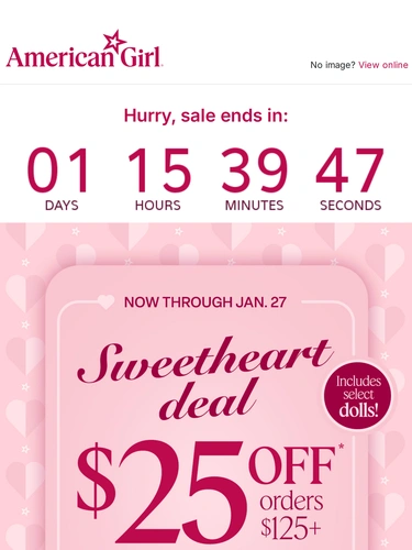 American Girl Sale Announcement