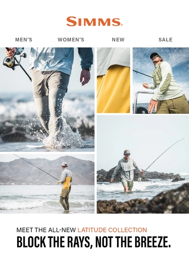 Simms Fishing Newsletter