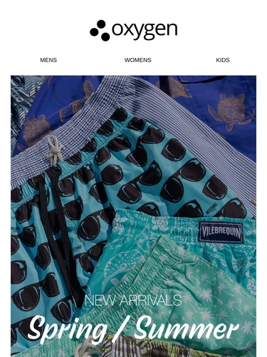 Oxygen Clothing Newsletter