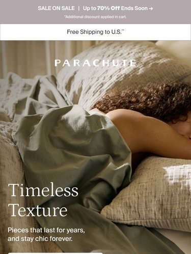 Parachute Home Sale Announcement