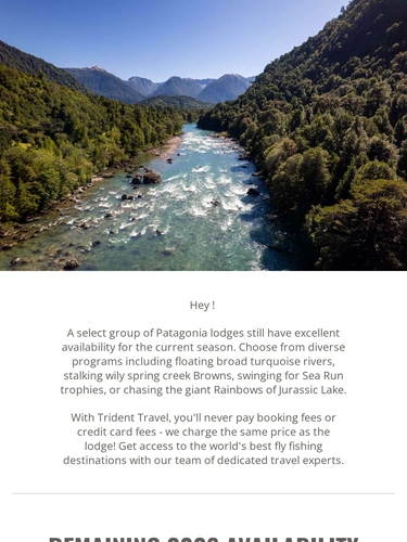 Trident Fly Fishing Event Invitation