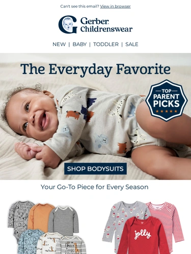 Gerber Childrenswear Sale Announcement