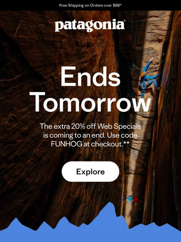 Patagonia Sale Announcement