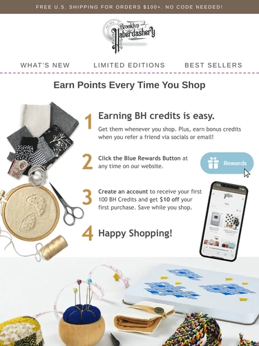 Brooklyn Haberdashery Loyalty Program