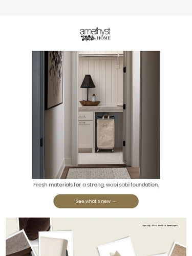 Amethyst Home Newsletter