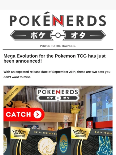 The PokeNerds Store Newsletter