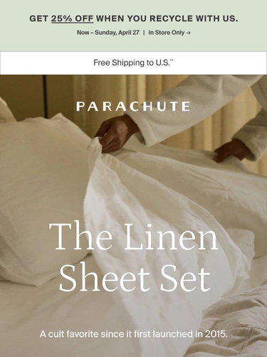 Parachute Home Sale Announcement