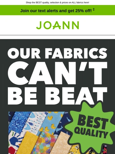 Joann Sale Announcement