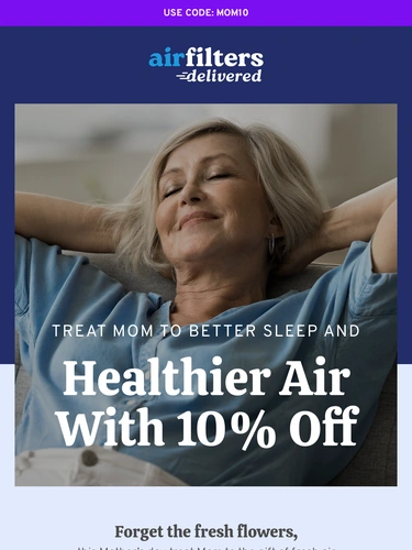 Air Filters Delivered Sale Announcement