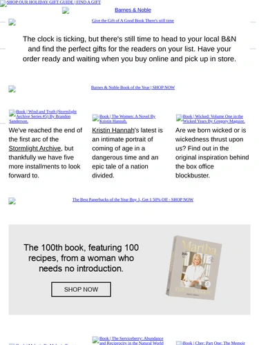 Barnes & Noble Holiday Campaign
