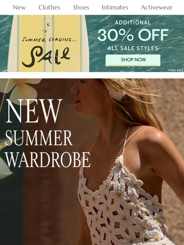 Free People Sale Announcement