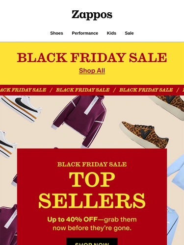 Zappos Sale Announcement