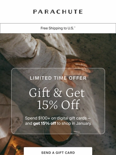 Parachute Home Sale Announcement