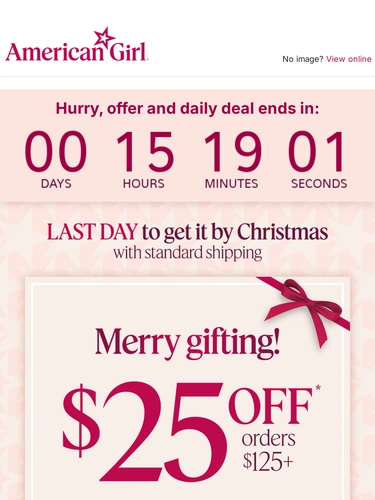American Girl Sale Announcement