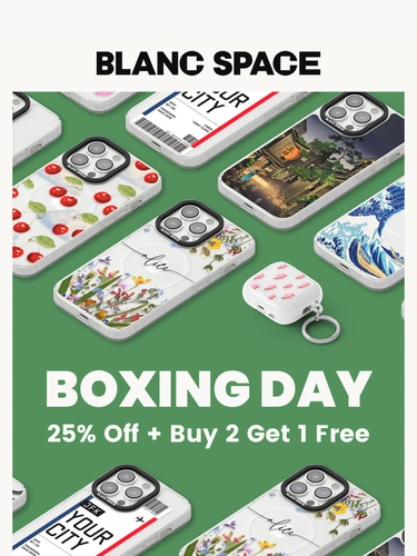 Blanc Space Sale Announcement